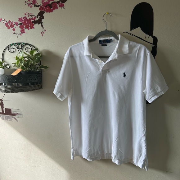 Ralph Lauren White Classic Fit Polo - Picture 1 of 9